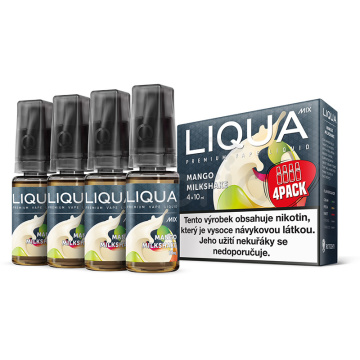 Mangový milkshake / Mango Milkshake - LIQUA 4-Pack