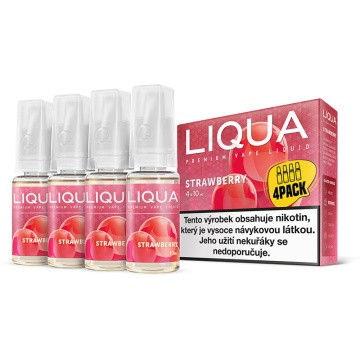 Jahoda - Strawberry - LIQUA 4-Pack