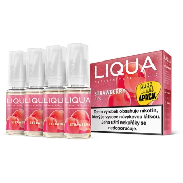 Jahoda - Strawberry - LIQUA 4-Pack