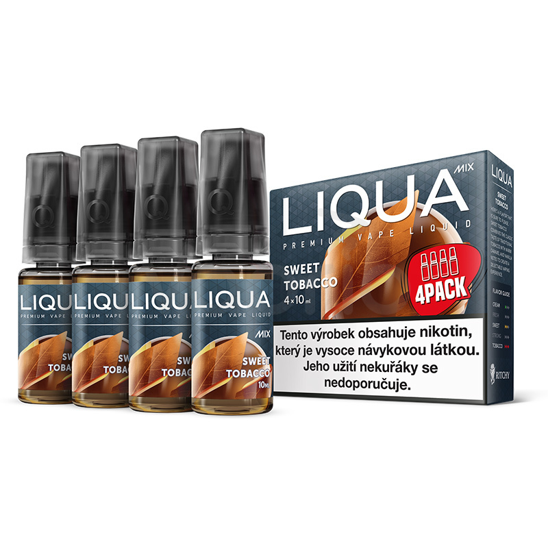 Sladký tabák / Sweet Tobacco - LIQUA 4-Pack