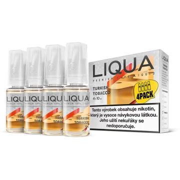 Turecký tabák - Turkish Tobacco - LIQUA 4-Pack