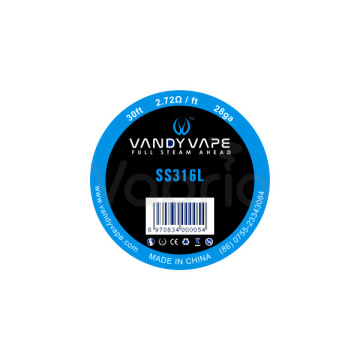 Vandy Vape SS316L - 28GA, 9m