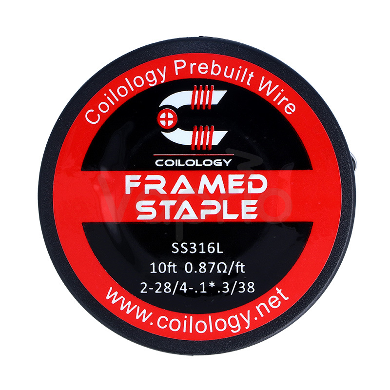 Coilology odporový drôt Framed Staple, SS316L
