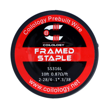 Coilology odporový drôt Framed Staple, SS316L
