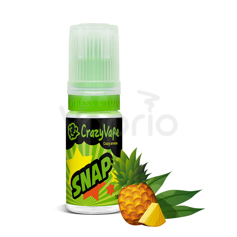 CrazyVape příchuť SNAP (Zelený čaj s ananasem)