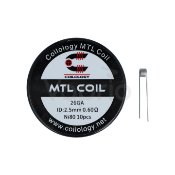 Coilology Prebuilt Coils MTL Round Coil Ni80
