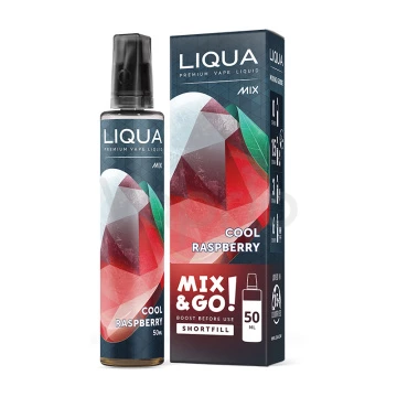 LIQUA Short Fill - Chladivá malina - COOL Raspberry