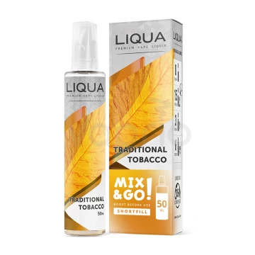 LIQUA Short Fill - Tradičný tabak - Traditional Tobacco 