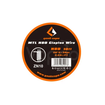 GeekVape MTL Clapton odporový drôt 28GAx2 + 38GA