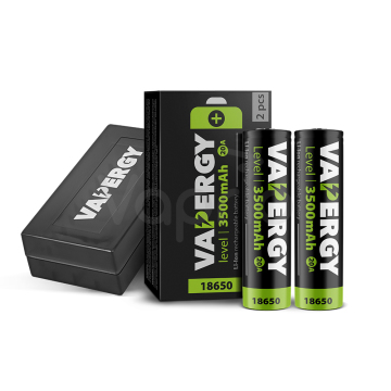 Vapergy Level Battery 18650, 3500mAh, 20A - 2ks + Case