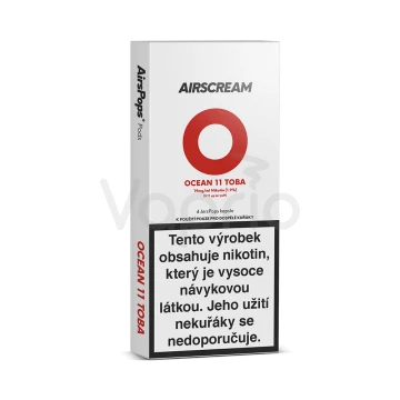 AIRSCREAM AirsPops - Banánový doutník (Ocean 11) pody, 4ks