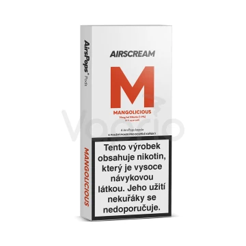 AIRSCREAM AirsPops - Mango (Mangolicious) pody, 4ks