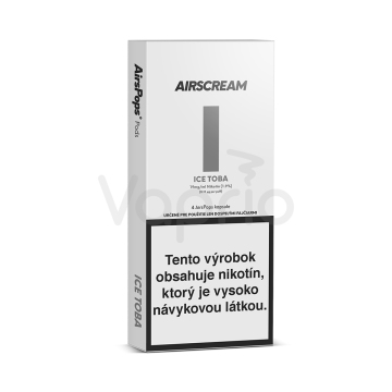 AIRSCREAM AirsPops - Chladivý tabak (Ice Tobacco) pody, 4ks