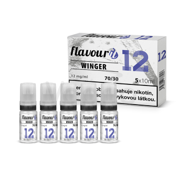 Flavourit 70/30 - WINGER 12mg, 5x10ml