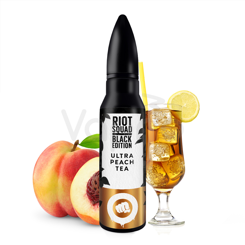 Riot Squad - Black Edition - Broskvový čaj (Ultra Peach Tea)