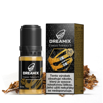 Dreamix SALT Klasický tabak (Classic Tobacco'S)
