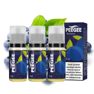 PEEGEE - Borůvka (Blueberry) 3x10ml