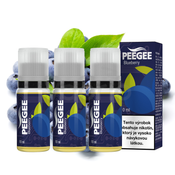 PEEGEE - Čučoriedka (Blueberry) 3x10ml