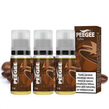 PEEGEE - Káva (Coffee) 3x10ml