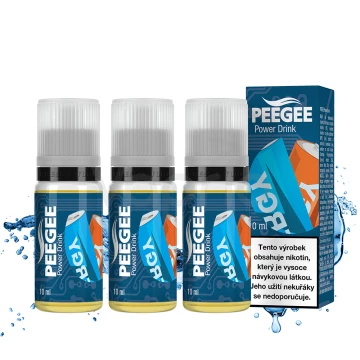 PEEGEE - Energetický nápoj (Power Drink) 3x10ml