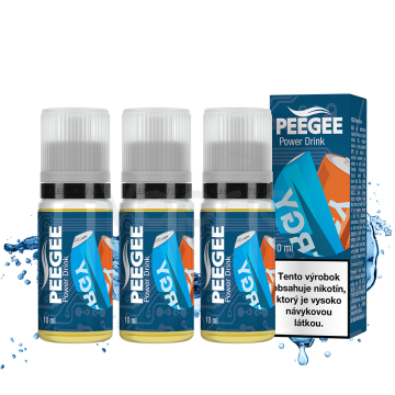 PEEGEE - Energetický nápoj (Power Drink) 3x10ml