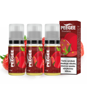 PEEGEE - Jahoda (Strawberry) 3x10ml