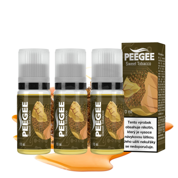 PEEGEE - Sladký tabák (Sweet Tobacco) 3x10ml
