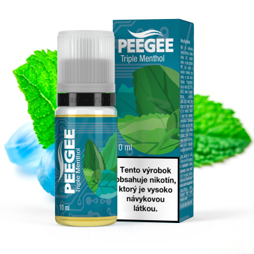 PEEGEE - Trojitý mentol (Triple Menthol)