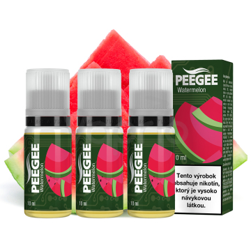 PEEGEE - Vodový melón (Watermelon) 3x10ml