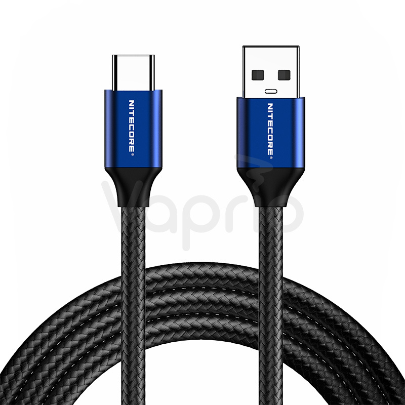 Nitecore UAC20, USB-C nabíjecí kabel až 3A, 1m
