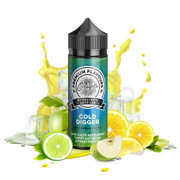 Dexter´s Juice Lab - Origin - Cold Digger (Chladivé jablko a citron) - Shake and Vape