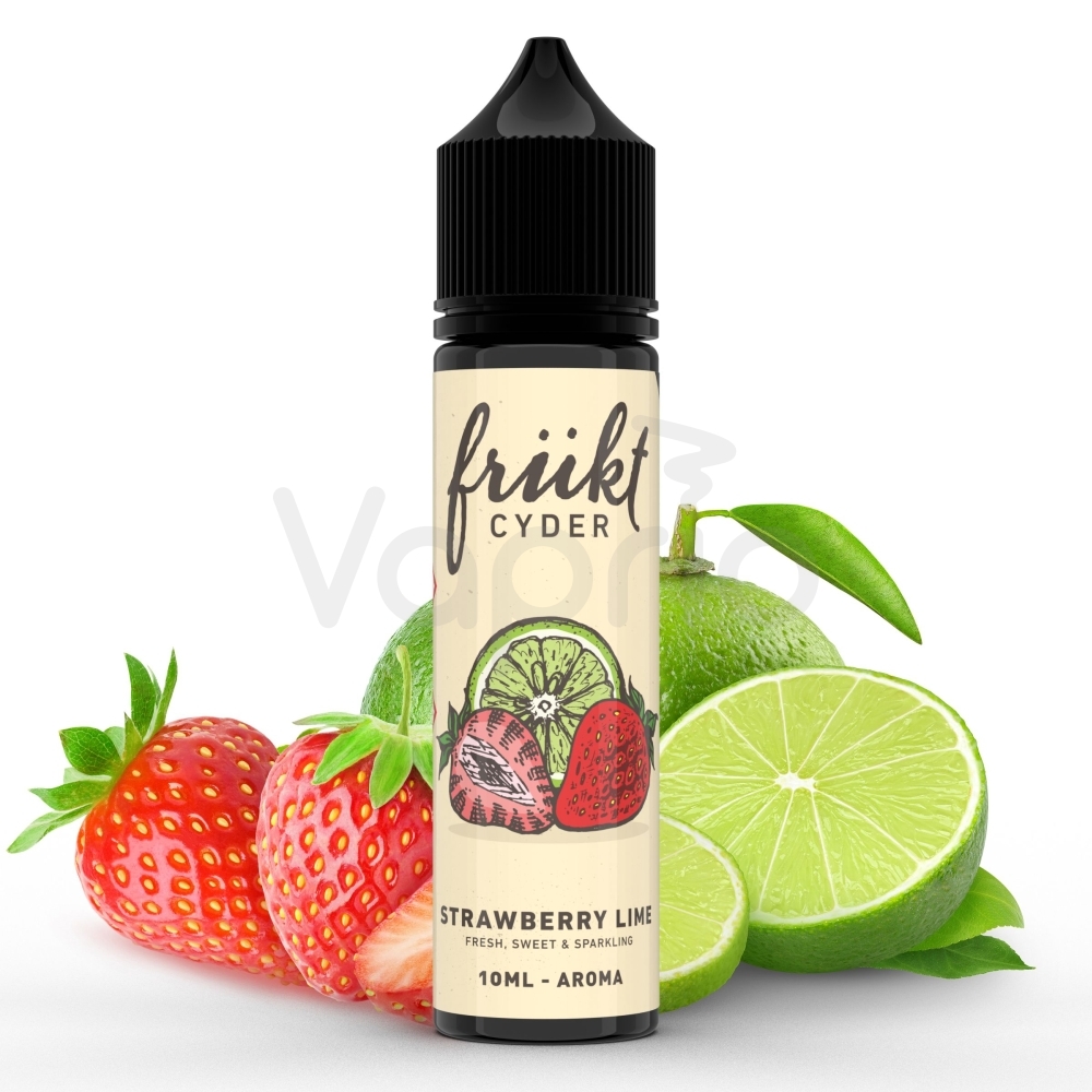 Frükt Cyder - Jahoda a limetka (Strawberry Lime) - Shake and Vape
