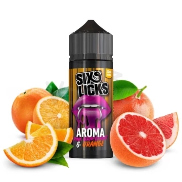Six Licks - Grapefruit, pomaranč (Pink Grapefruit Orange) - Shake and Vape