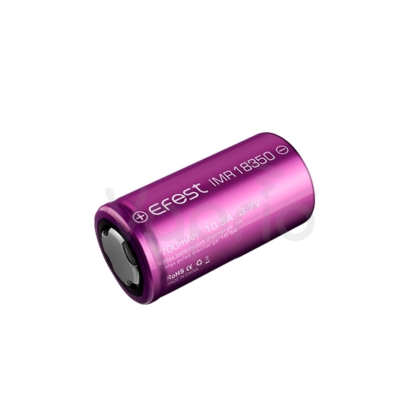 Baterie Efest IMR 18350 - 700mAh - fialová