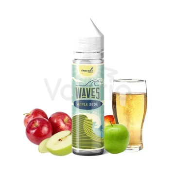 Omerta Liquids - Waves Apple Soda (Jablková sódovka) - Shake and Vape