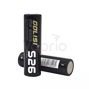 Golisi S26 Black baterie 18650, 25A, 2600mAh