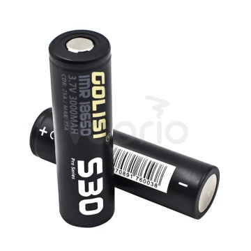 Golisi S30 Black Battery 18650, 25A, 3000mAh