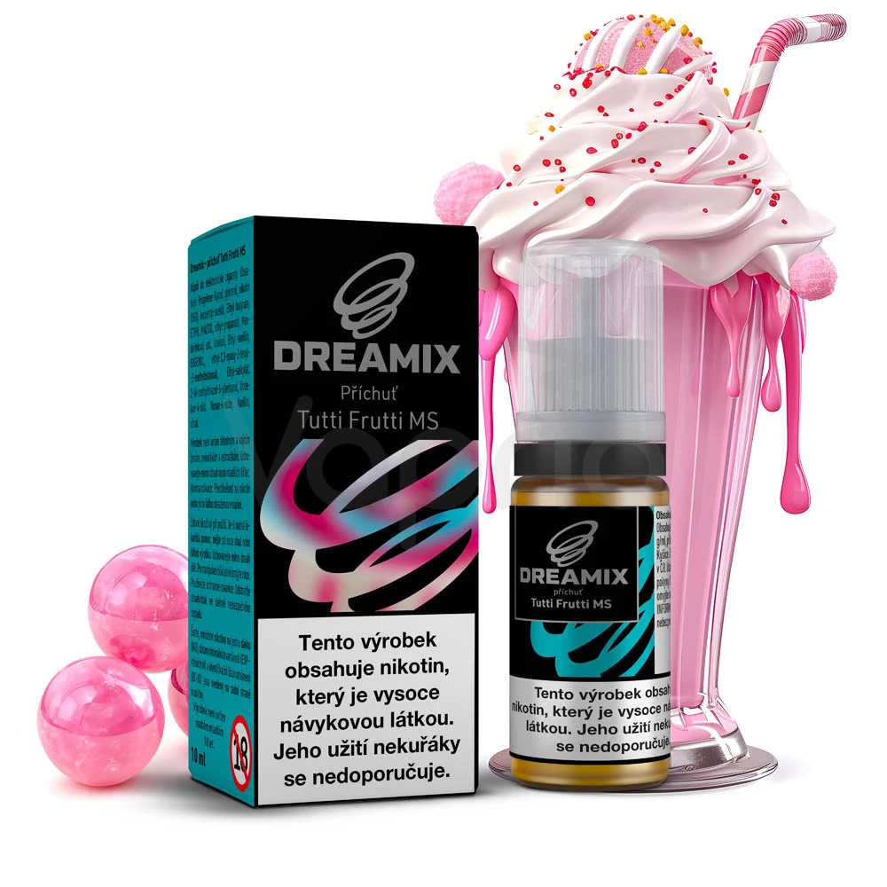 Dreamix - Žvýkačkový mléčný koktejl (Tutti Frutti MS / Bubblegum Milkshake)