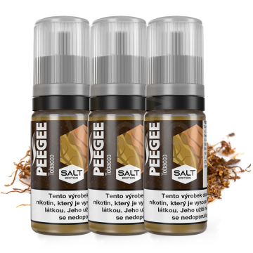 PEEGEE Salt - Čistý tabák (Tobacco) 3x10ml