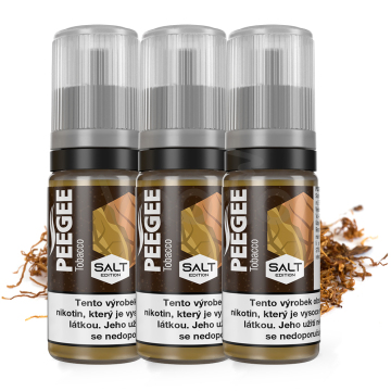 PEEGEE Salt - Čistý tabak (Tobacco) 3x10ml