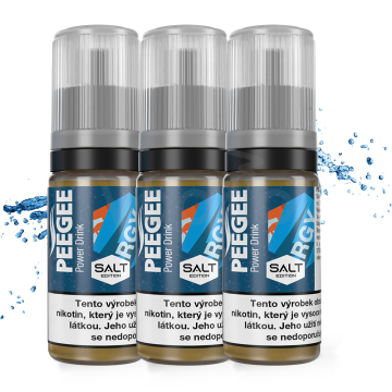 PEEGEE Salt - Energetický nápoj (Power Drink) 3x10ml
