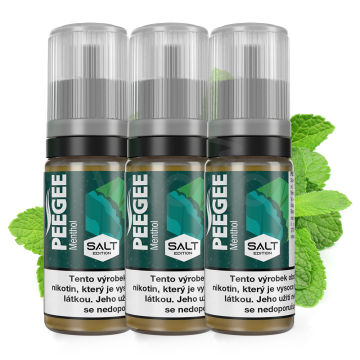 PEEGEE Salt - Mentol (Menthol) 3x10ml