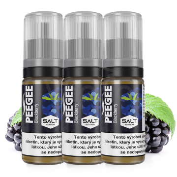 PEEGEE Salt - Ostružina (Blackberry) 3x10ml