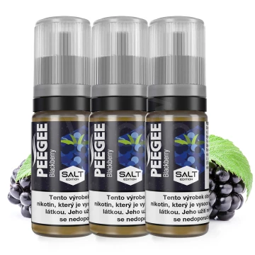 PEEGEE Salt - Černica (Blackberry) 3x10ml