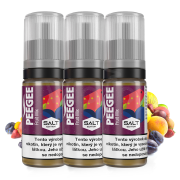 PEEGEE Salt - Ovocná směs (Fruit Mix) 3x10ml