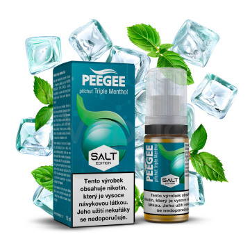 PEEGEE Salt - Trojitý mentol (Triple Menthol)