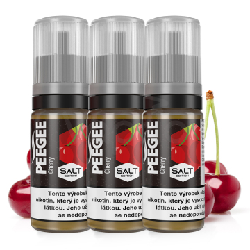 PEEGEE Salt - Višňa (Cherry) 3x10ml