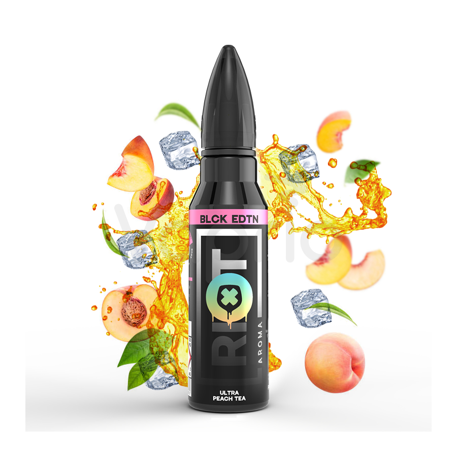 Riot Squad BLCK EDTN - Broskvový čaj (Ultra Peach Tea)