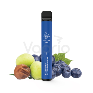 Elf Bar 600 elektronická cigareta - Čučoriedka a malina (Blueberry Sour Raspberry) 20mg