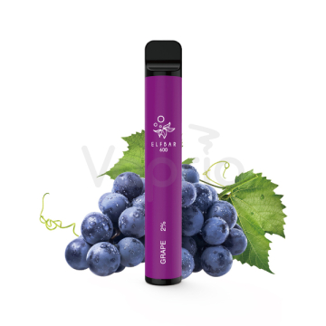 Elf Bar 600 elektronická cigareta - Hroznové víno (Grape) 20mg